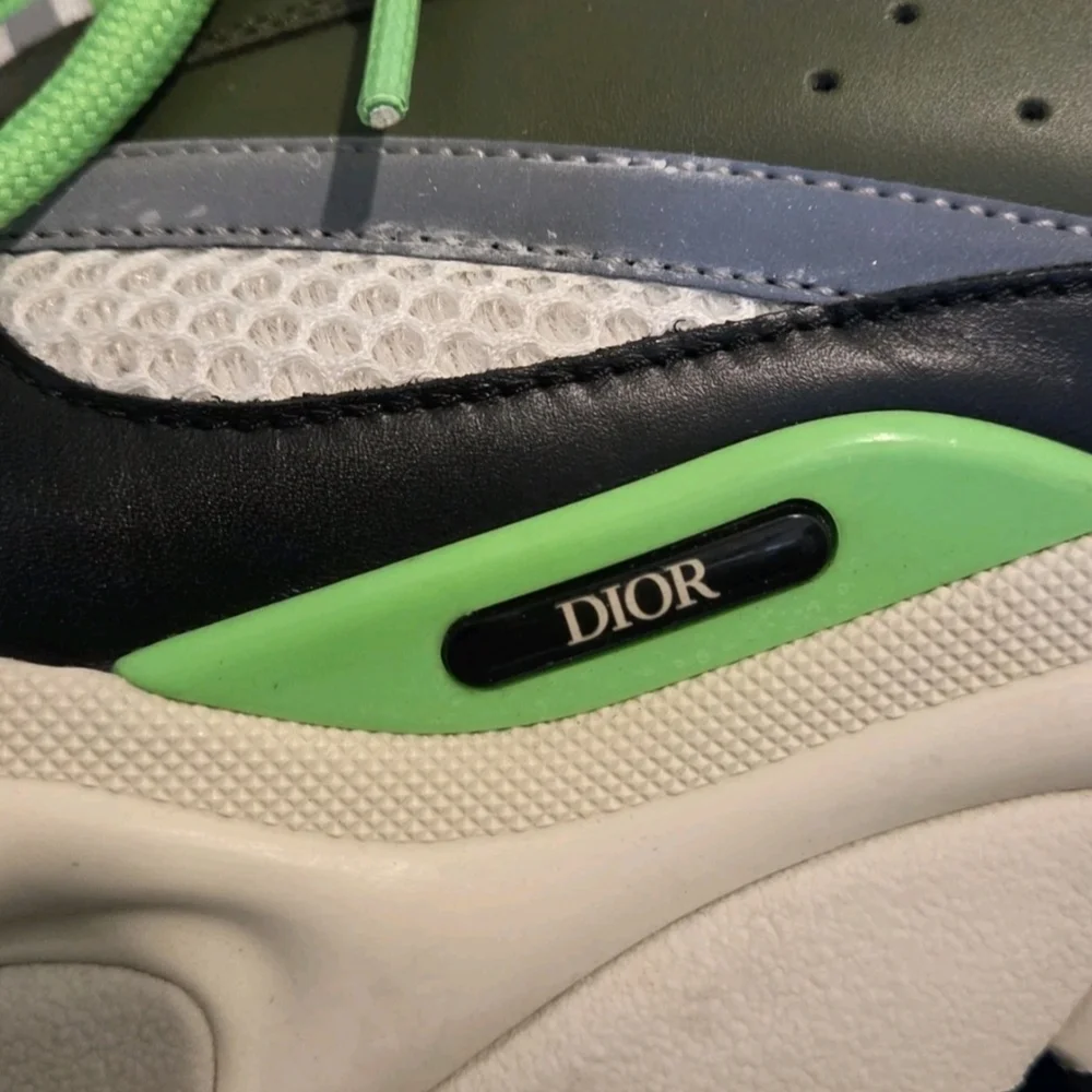 RARE Dior B22 Khaki Pistachio Size 44 US Mens Size 10-10.5 - Picture 8 of 13